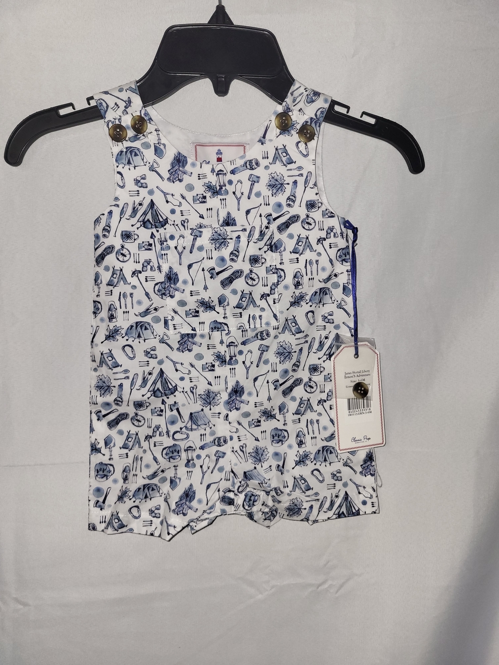 Classic Prep James Shortall Liberty Ernests Adventure Baby Boys Size 3-6 Months